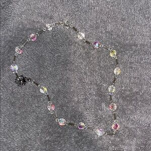 Elegant Multicolor Crystal Necklace